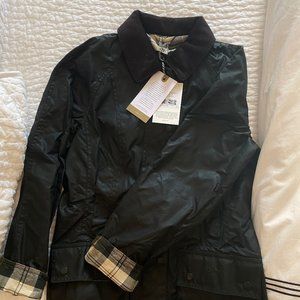 NEW Barbour Sage BEADNELL WAX JACKET US 2 UK 6
